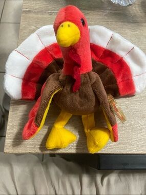 Ty Beanie Babies "Gobbles" The Turkey Plush 1997